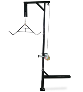 lot 660 image: HME Truck Hitch Game Hunting Hoist - Complete Kit (Includes WinchGambrel for Skinning or Cleaning game)  400 lb Capacity