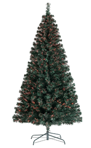 lot 41 image: Holiday Time Pre-Lit Fiber Optic Artificial Christmas Tree, 7, Multi-Color