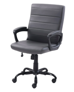 lot 216 image: Mainstays Bonded Leather Mid-Back Managers Office Chair