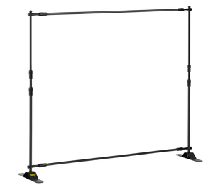 lot 340 image: VEVOR Backdrop Banner Stand Adjustable Height and Width