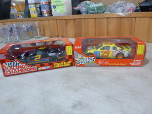 2 Racing Champions NASCAR Die-Cast Cars