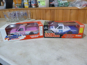 2 Racing Champions Die-Cast Trucks