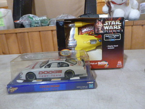 Die-Cast Car and Star Wars Naboo Fighter