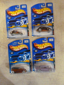 4 Mattel Hot Wheels Cars