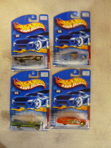 4 Mattel Hot Wheels Cars