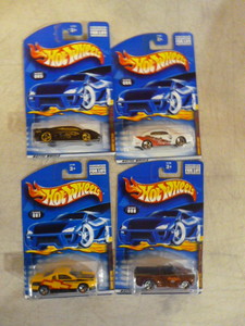4 Mattel Hot Wheels Cars