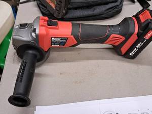 lot 13 image: Bauer 4-12 20V Angle Grinder 1761C-B with Case