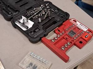 lot 25 image: Lot of (3) Assorted Sockets with Organizers (x3)