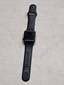 lot 90 image: Apple Watch Series 3 Wrist Watch with Black Band