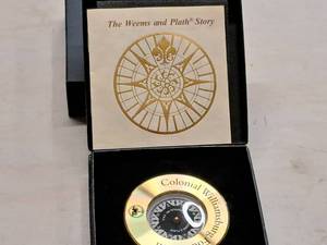 lot 92 image: Commemorative Compass - from Weems and Plath