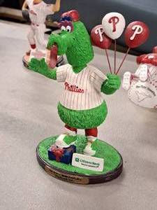 lot 117 image: Phillies Phanatic Happy Birthday theme Bobblehead Collectible Figurine