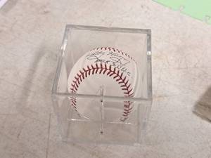 lot 167 image: Rawlings Whitey Herzog 1982 World Champs Autographed Official MLB Baseball with Plastic Display Case