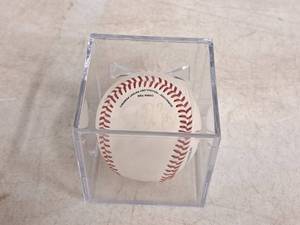 lot 164 image: Wilson Super Seam A1010 Pro SST Signed Collectors Baseball with Plastic Protective Case
