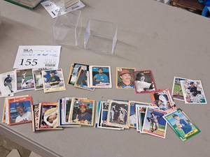 lot 155 image: Lot of  Assorted Baseball Collectors Cards