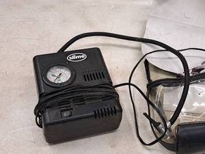 lot 244 image: Slime 300-PSI 12 Volt Air Compressor