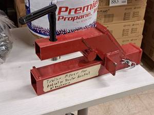 lot 254 image: Trailer Mover for BobcatTractor Bucket with 2 Receiver