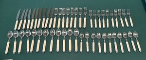 lot 37 image: Vintage Flatware  Silverware
