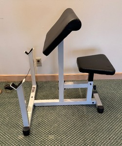 lot 46 image: Power-Line Preacher Workout Bench