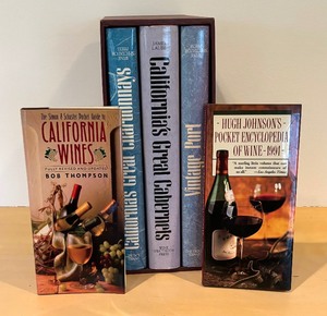 lot 48 image: Variety of Wine Motif Books by James Laube, Bob Thompson and Hugh Johnson