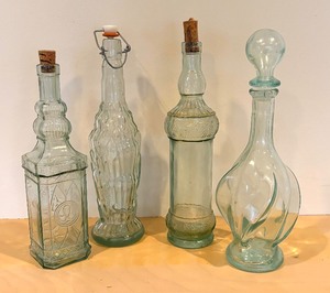 lot 82 image: Glass Bottles and Decanter