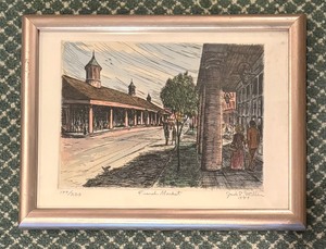 lot 112 image: French Market Limited Edition Print by Jack R. Miller