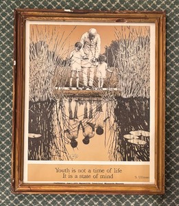 lot 116 image: Youth is Not a Time of Life It is a State of Mind Print by S. Ullman