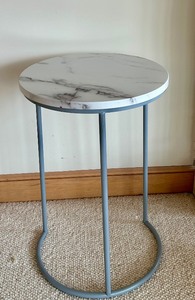 lot 60 image: Accent Table  Side Round End Table