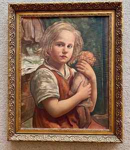 lot 67 image: Original Framed Signed Oil on Canvas Portrait Panting
