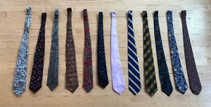 lot 132 image: 12 Classy Neckties by Ungaro, LaCravalle, Brooks Brothers and More