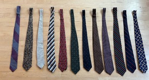 lot 155 image: 12 Great Neckties by Kieselstein-Cord, Giorgio Armani, Christian Dior and More