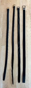 lot 179A image: Four Mens Belts by Emporio Armani, Calvin Klein and More