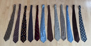 lot 89B image: Twelve Terrific Ties by Bob Mackie, Kenzo, Stefano Ricci, Ike Behar and More