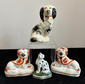 lot 228 image: Four Darling Dog Figurines