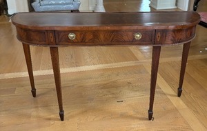 lot 16A image: Hekman Copley Place Rectangular Wood Console Table