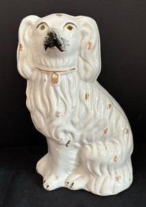 lot 251 image: Vintage Staffordshire Dog Figurine