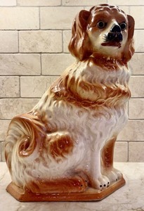 lot 161 image: Vintage Staffordshire Dog Figurine