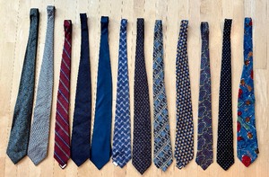lot 100 image: Wide Variety of Neck Ties in Beautiful Colors
