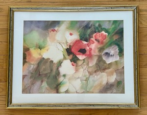 lot 110 image: Floral Framed Art Print