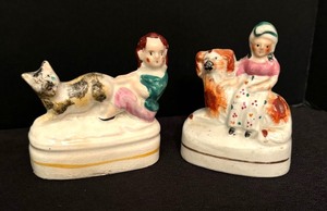 lot 265 image: Antique Victorian Staffordshire Figurines