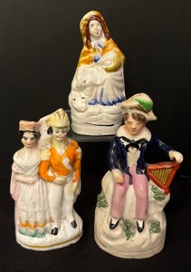lot 213C image: Three Antique Victorian Figurines