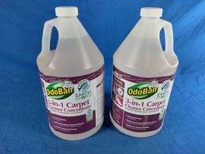 lot 27 image: 2 OdoBan Professional Series Cleaning 3-in-1 Carpet Cleaner Concentrate - 1 Gallon Each