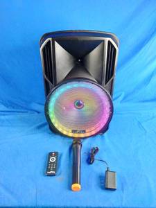 lot 4 image: beFree Sound 12 Bluetooth Portable Party Speaker with Wireless Microphone