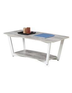 lot 76 image: Convenience Concepts Graystone Coffee Table 47-14W x 23-34D x 17-34H