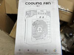 White RBG Desktop Cooling Fan