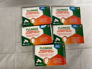 5 Packs of Flonase Headache and Allergy Relief