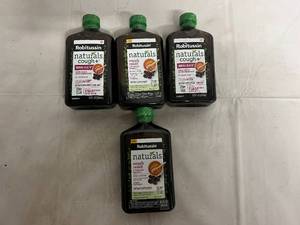 4 Bottles of Robitussin Naurals Cough Immune Health