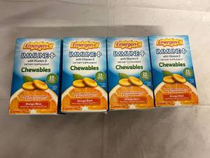 3 Packs of Emergen-C Vitamin D Chewables