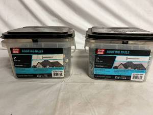 2 Packs of Grip Rite Roofing Nails - 1