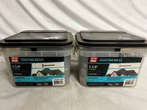 2 Packs of Grip Rite Roofing Nails - 1 14
