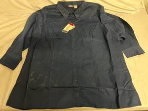 Navy Blue Clique Dress Shirts - Small